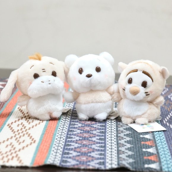 Japan Disney Urupocha-Chan White Pooh Series Tigger Eeyore Pooh Set US Seller - Picture 2 of 4